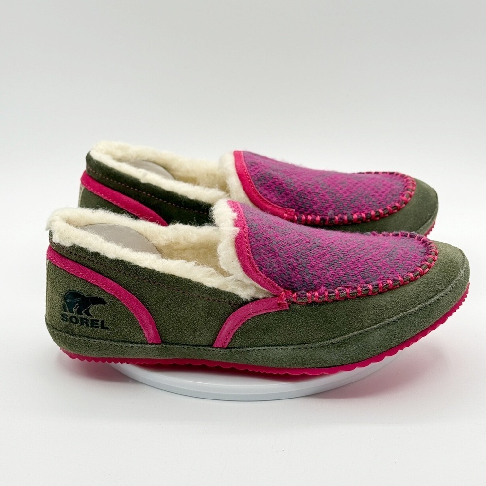 Sorel Tremblant II Slipper Womens Size 6 Moc Suede Stone Pink Nl3038-052 New